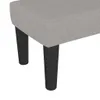 vidaXL Sitzbank Hellgrau 70x30x30 cm Stoff Produktbild-Vorschau 5