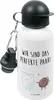 Mr. & Mrs. Panda Trinkflasche Milch Keks - Weiß - Geschenk, Produktbild-Vorschau 1