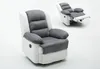 Fauteuil relax "Buckingham" - 85 x 93 x 100 cm - Blanc / Voir les images du produit 1