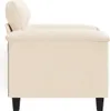 vidaXL Sessel Beige 60 cm Mikrofasergewebe Produktbild-Vorschau 5