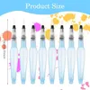 12er Set Wasserpinsel Stifte mit Wassertank Blaue Produktbild-Vorschau 2
