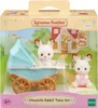 SYLVANIAN set conigli gemelli + passeggino 05432 Anteprima dell’immagine prodotto 1
