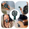Skládací ventilátor do ruky černý 5 úrovní proudění tichý Náhled obrázku produktu 7