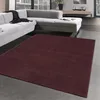 Teppich Uni Modern in dunklem Weinrot Größe - 240 x 340 cm Produktbild-Vorschau 1