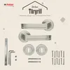 DOMINO Türgriff Drückergarnitur BB-Buntbart Set | Rund BB Produktbild-Vorschau 9