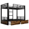 Letto a castello Flieks 90x200 cm con 2 cassetti, letto a Anteprima dell’immagine prodotto 6