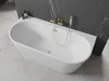 Mexen Oval+ freistehende wandnahe Badewanne 170 x 80 cm, Produktbild-Vorschau 3