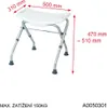 RIDDER Duschhocker Klappbar 110 kg Weiß A0050301 Produktbild-Vorschau 10