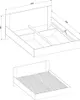Schlafzimmer Set inkl. Lattenrost 180x200 cm Liegefläche in Produktbild-Vorschau 10