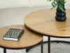 Ensemble de tables basses JACEK - chêne / noir Voir les images du produit 7