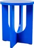 A blue side table on a white background. Produktbild-Vorschau