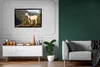 MuchoWow® MuchoWow® Gerahmtes Poster Alpakas - Berge - Produktbild-Vorschau 6