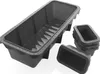 Coolinato Silikon Kastenform Set 5tlg,  GRAU, inkl. Rezepte Produktbild-Vorschau 2