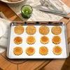 Terlulu Backblech Set Edelstahl Kuchenblech 40x30x2,5cm 2er Produktbild-Vorschau 6