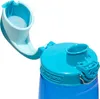 Close-up of the lid of a blue Nalgene water bottle. Produktbild-Vorschau