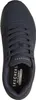 A top-down view of a navy blue Skechers sneaker. Voir les images du produit