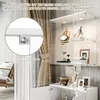 Vitrina de vidrio INONEFT con iluminación LED y 2 puertas, Vista previa de la imagen del producto 8