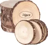 Holzscheiben 16 Stück, Baumscheiben 16-17cm, Naturholz Produktbild-Vorschau 1