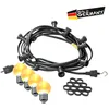 Illu-/Partylichterkette 5m - Außenlichterkette - Made in Germany - 10 x ultra-warmweiße LED Kugeln Produktbild-Vorschau