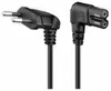 Anschlusskabel mit Eurostecker abgewinkelt, 5 m, schwarz, Produktbild-Vorschau 2