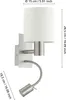 EGLO Wandlampe Pasteri, 2-flammige Textil Wandleuchte mit Produktbild-Vorschau 3