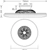 LED Deckenventilator VISBY Chrom/Weiß Ø75cm - R62402906 Produktbild-Vorschau 4