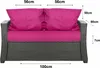 Coussins pour canapé de jardin - Rose| Coussin d'assise Voir les images du produit 2