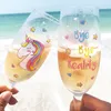 EinhornLiebe - Sektgläser Set - Einhorn Glas Bye Bye Produktbild-Vorschau 2