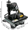 SucceBuy pressa termica, 10 x 12 pollici, stampante a Anteprima dell’immagine prodotto 8