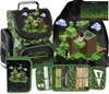 Zaino scolastico MINECRAFT in 4 pezzi, zaino ergonomico Anteprima dell’immagine prodotto 1
