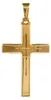 Gold Anhänger Kreuz mit Goldkette massiv 585 - 14 Karat Produktbild-Vorschau 6