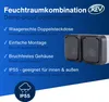REV Kompletní dvojitá zásuvka AquaStorm Světle šedá, černá Náhled obrázku produktu 5