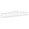 vidaXL Gabionen mit Hochbogen 4 Stk. 400x50x40/60cm Produktbild-Vorschau 4