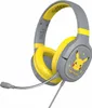 A close-up, studio shot of a pair of children's headphones.