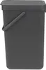 Brabantia Sort & Go Behälter 16l Dark Grey Produktbild-Vorschau 1