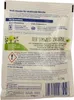 The back of a small sachet of Heitmann Wäsche Weiss laundry booster. Podgląd zdjęcia produktu