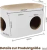 PetRhein Safari Lodge Kratzpappe weiß Produktbild-Vorschau 8