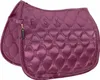 A close-up, studio shot of a purple saddle pad. Produktbild-Vorschau