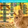 Kaninchen Kauspielzeug 11 Stück Hamster Spielzeug Apfelholz Produktbild-Vorschau 4
