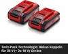 Akku Power-X-Change Plus TWIN-PACK 18Volt 3,0Ah Produktbild-Vorschau 5