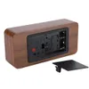 Houten wekker met LED-display, spraakbesturing, Productafbeelding-voorbeeld 7