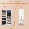 SONGMICS Schmuckschrank Spiegelschrank mit LED und Produktbild-Vorschau 5