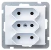 prise triple EURO blanc Ospel Sonata GP-3R/m/00 Voir les images du produit 1