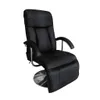 masážne kreslo vidaXL Black Imitation Leather Náhľad obrázku produktu 2