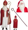 Nikolaus Kostüm Bischof - Gr. S - 3XL + Deluxe Perücke mit Produktbild-Vorschau 1