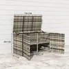 Outsunny Rattan Auflagenbox 350L 2-Ebenne Kissenbox mit Produktbild-Vorschau 3