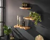 LEVEN Lifestyle Wandregal 3´er Set NATUR Regal natürliche Produktbild-Vorschau 2