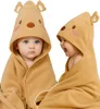 Kinder Kapuzenhandtuch 80x80 cm – Weiches Badeponcho für Produktbild-Vorschau 1