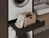 Armoire pour lave-linge et sèche-linge avec étagère Voir les images du produit 8