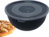 Kunststoff-Küchenschüssel mit Deckel 3L schwarz Produktbild-Vorschau 1